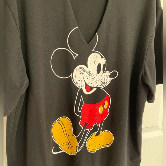 2/$10 Mickey Mouse V-Neck Crew Cut tshirt in size XL 10/12 - Picture 2 of 5
